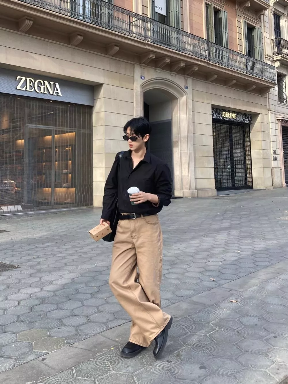 NC01 檔口哥哥給錯款 但太好看就默默留下來的 超挺直筒牛仔褲