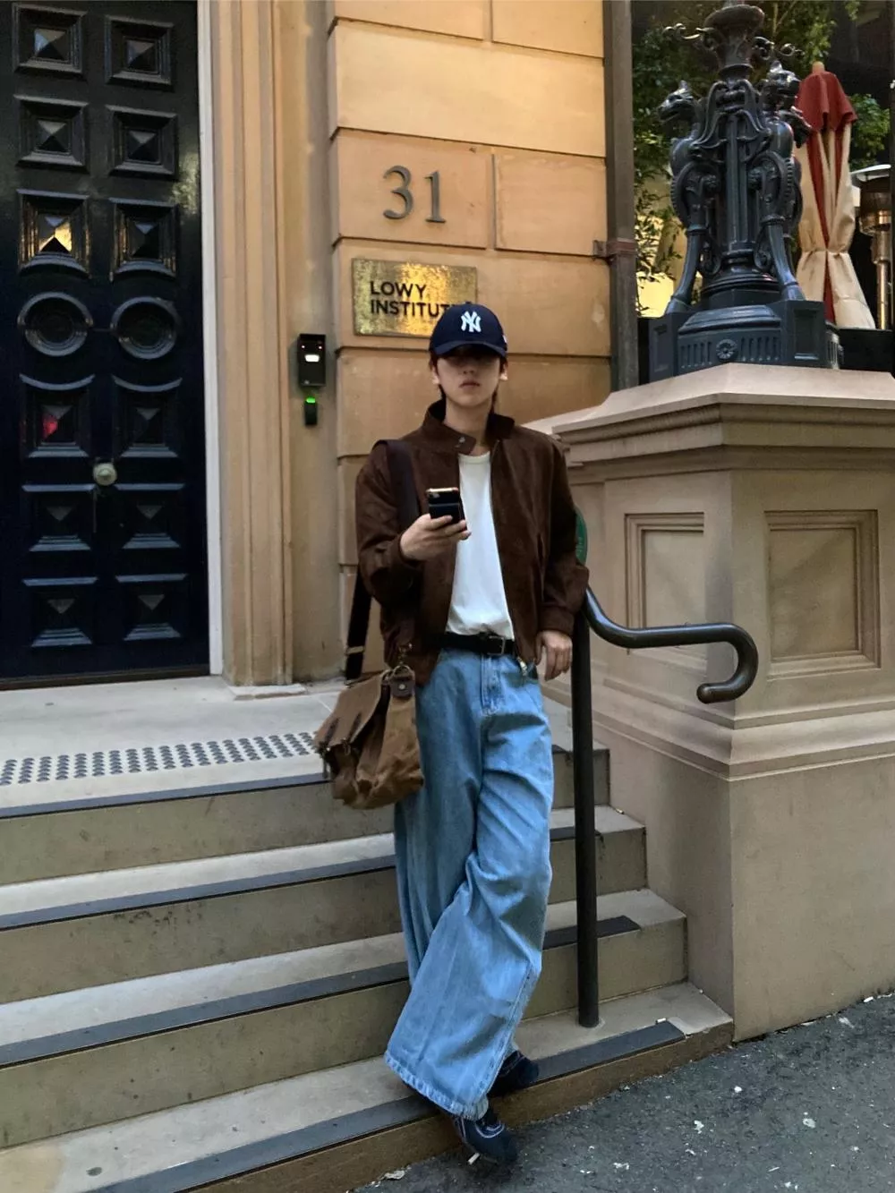 NE17 麂皮哈林頓夾克