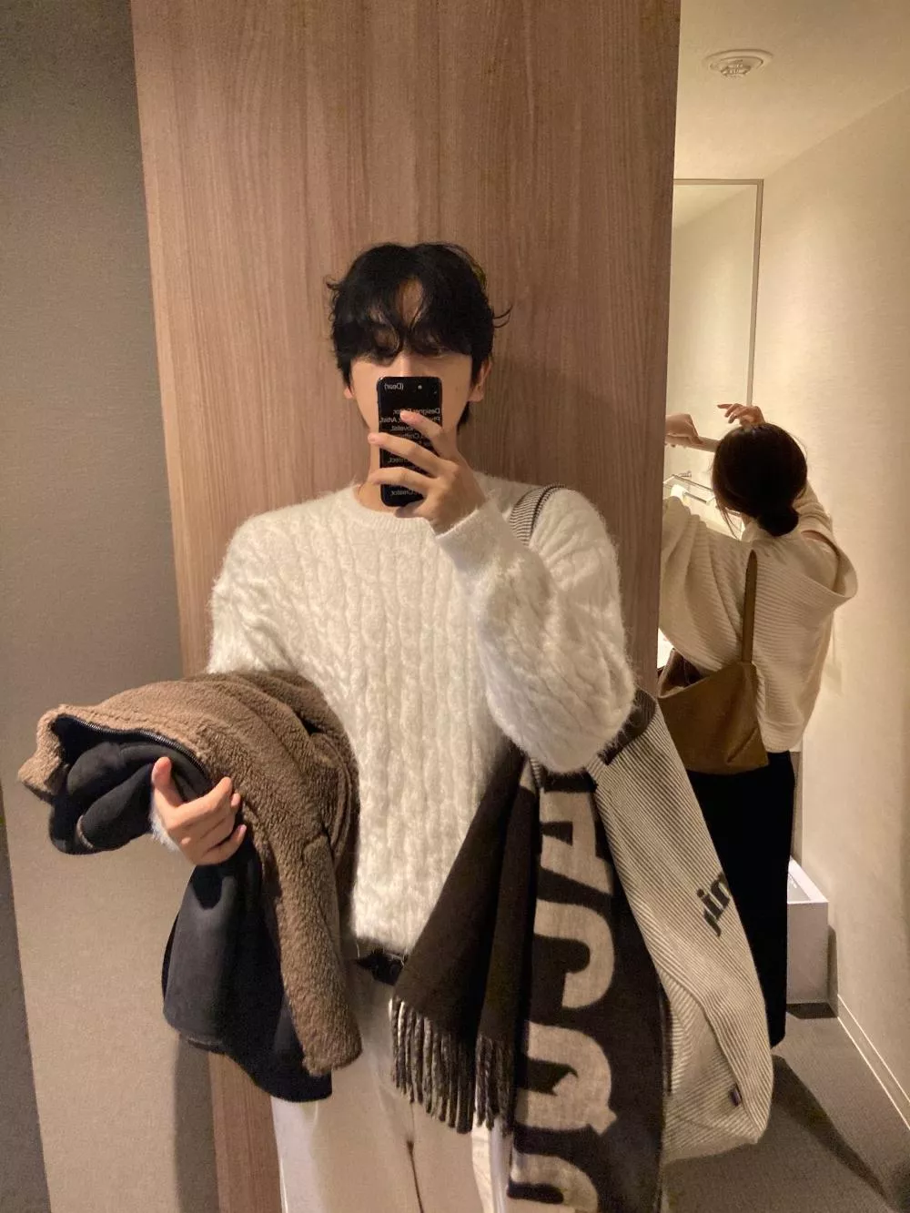 NF09 安哥拉羊毛麻花針織衫