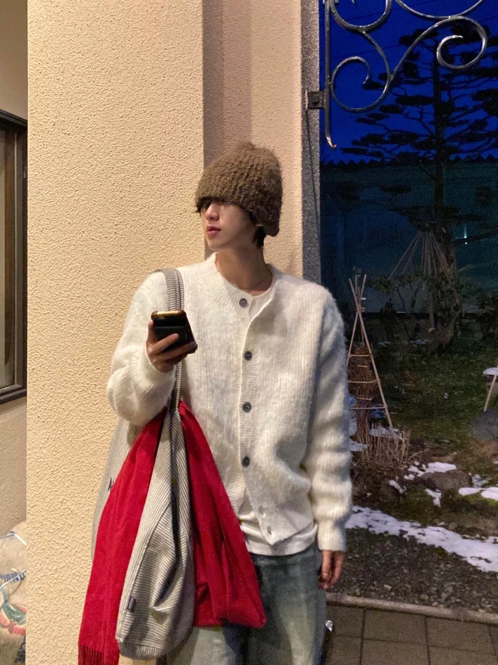 NH05 高級感Clean Fit 羊毛針織開襟衫