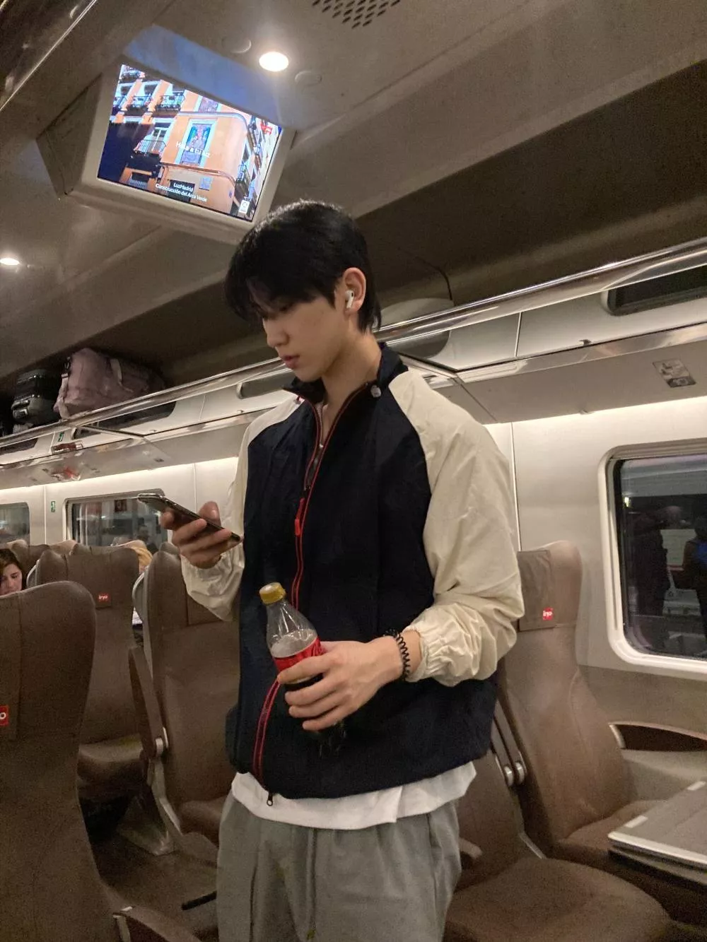 NF10 復古Y2K 尼龍撞色防風外套