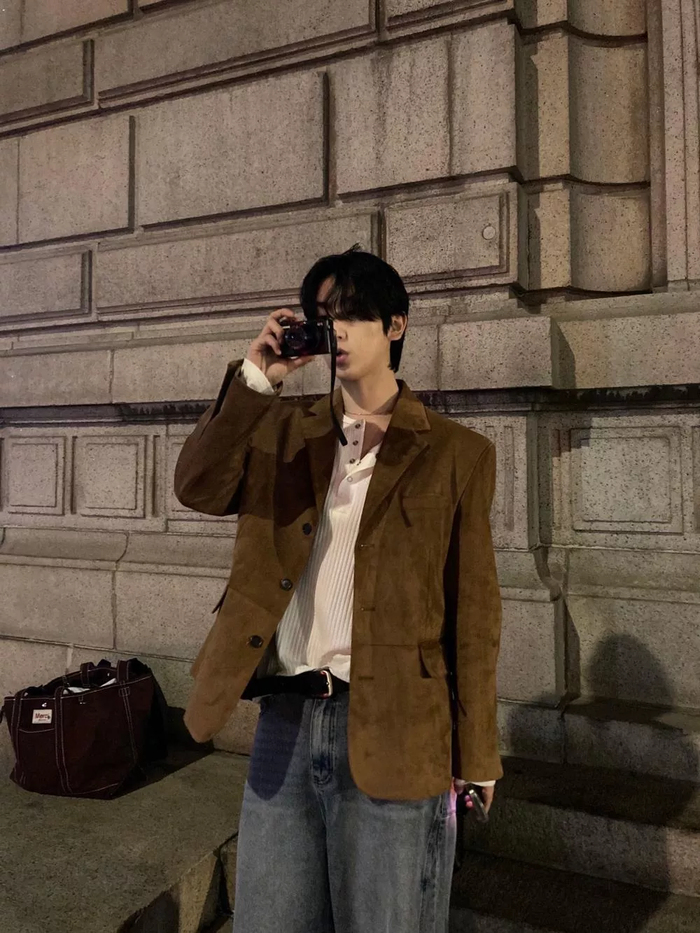 NK05_倫敦麂皮西裝外套