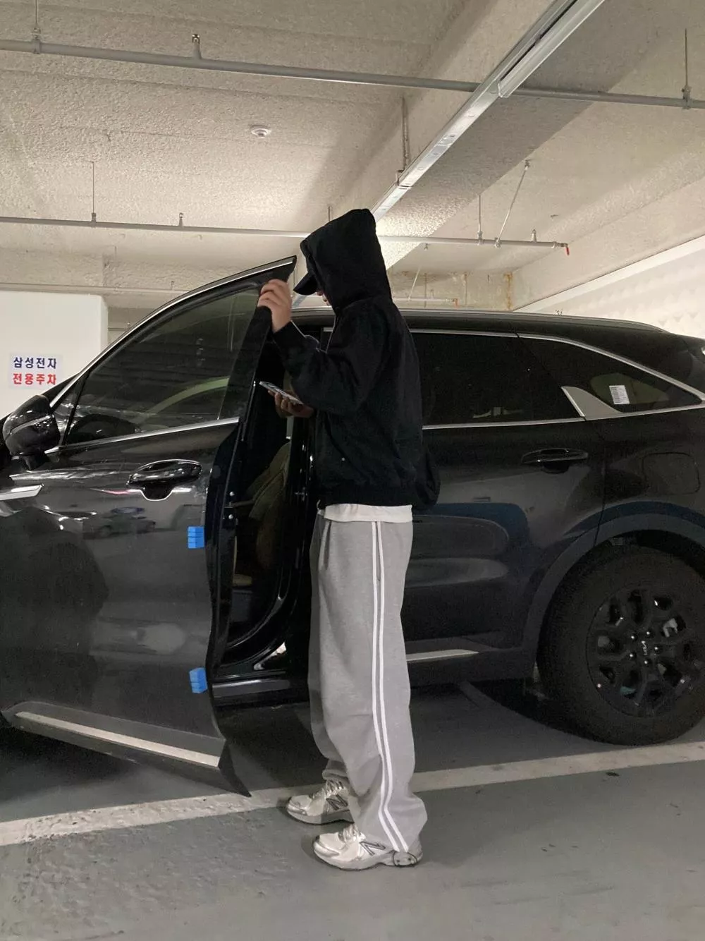 NK13_溫哥華簡約條紋 降落傘運動褲