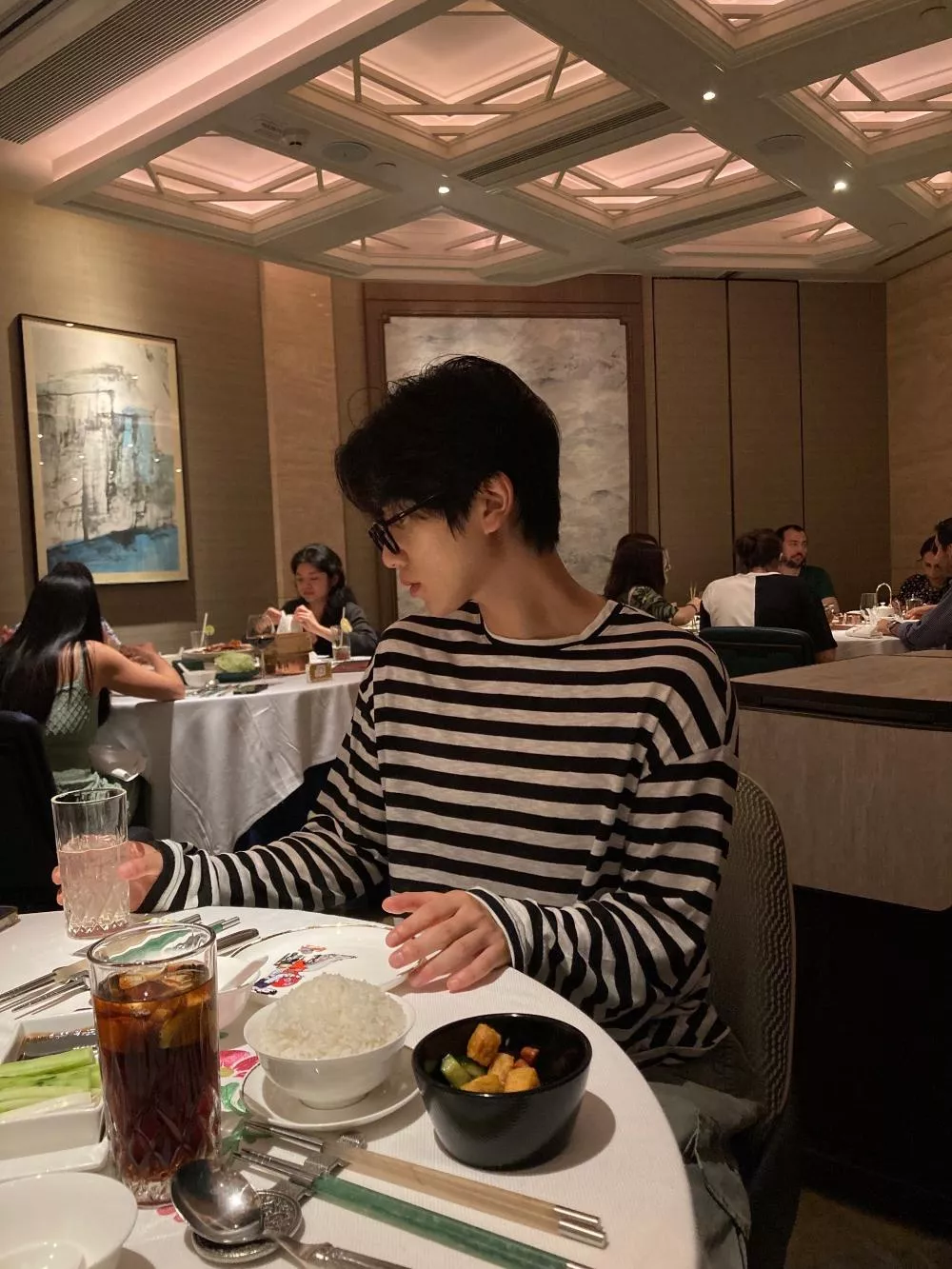 NL07 皇家復刻 亞麻細針織條紋上衣