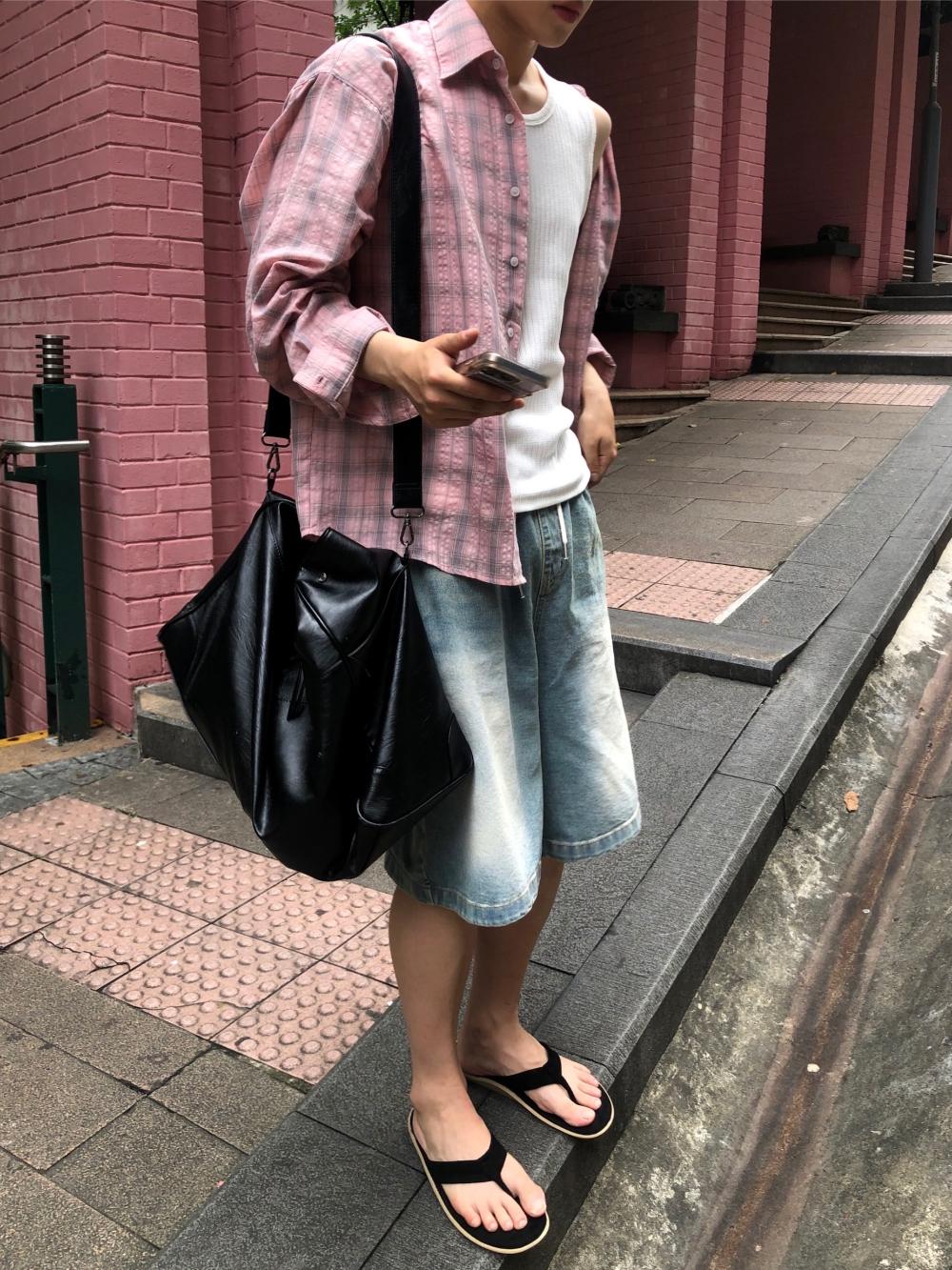 NL13 百慕達刷色 步行牛仔短褲