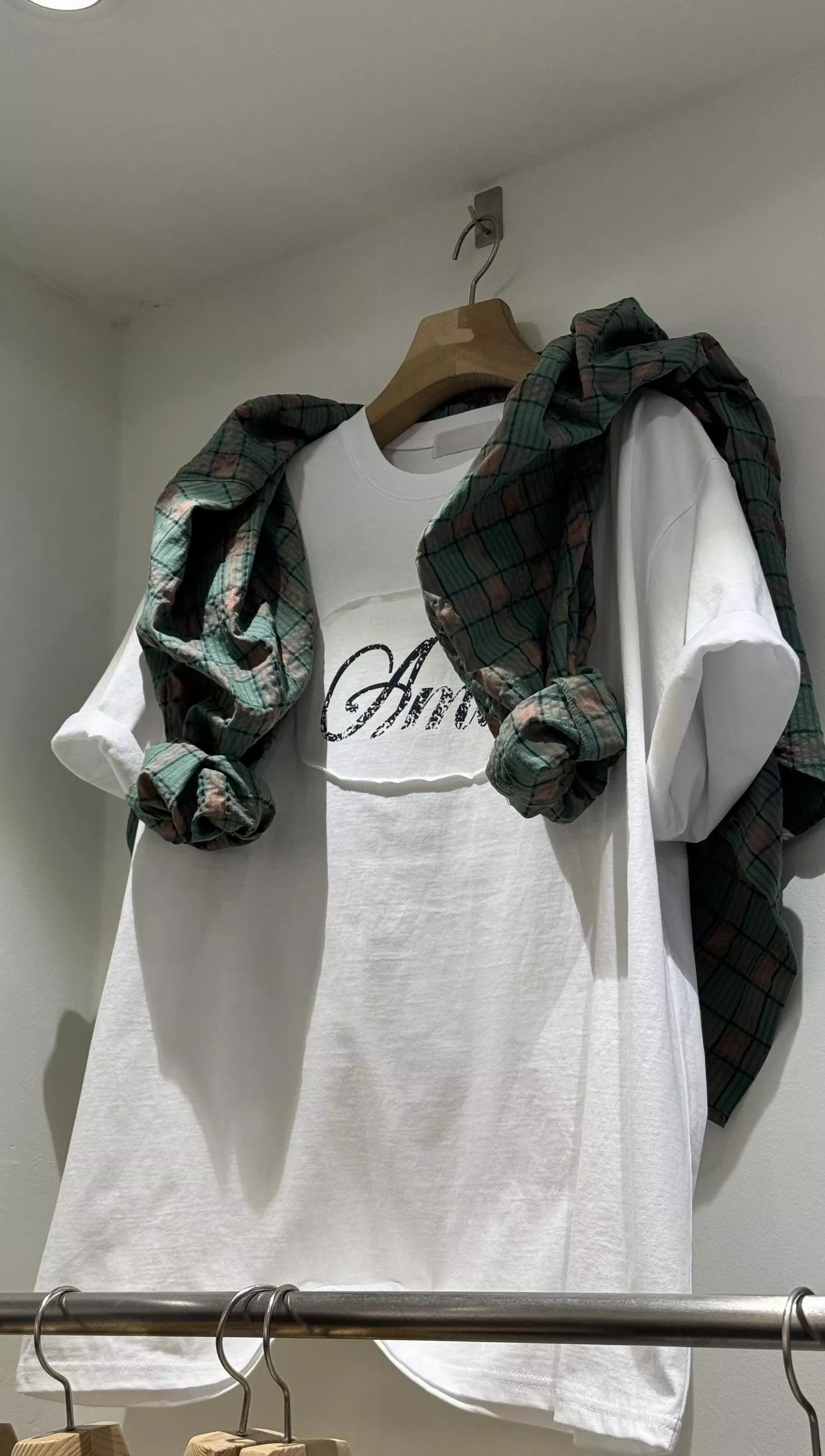 NL26 重工字母貼布 印花短袖