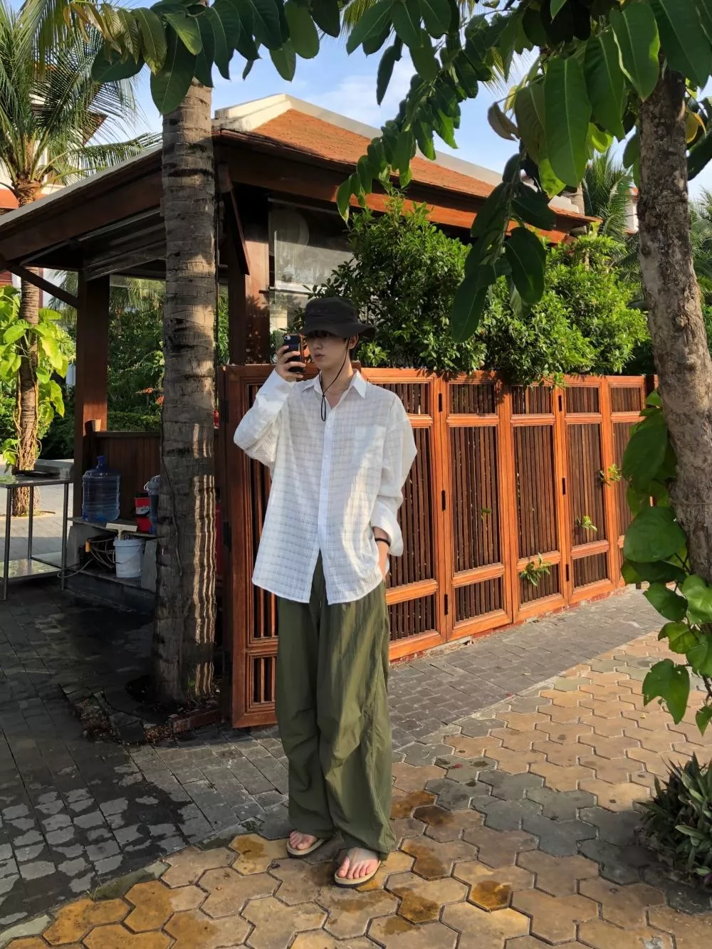 NM14_夏季慵懶版 降落傘長褲