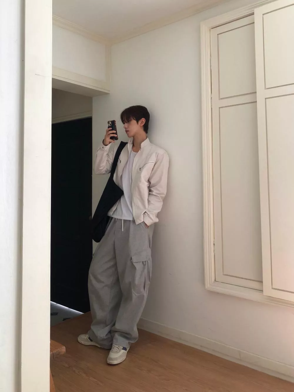 CA03_人人都要有的必收款 鈕扣工裝運動褲