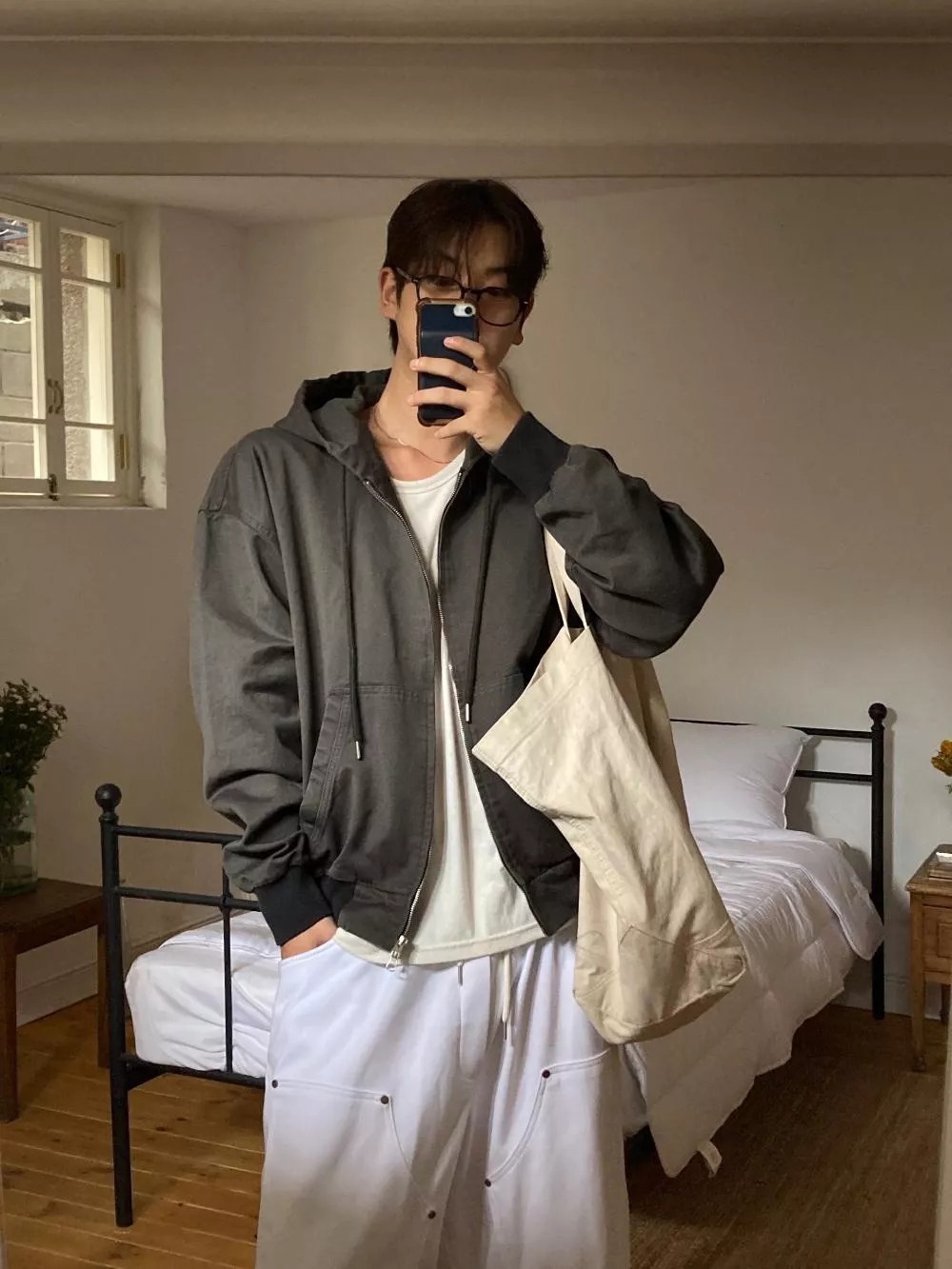 CA16_率性水洗刷色 墨綠外套