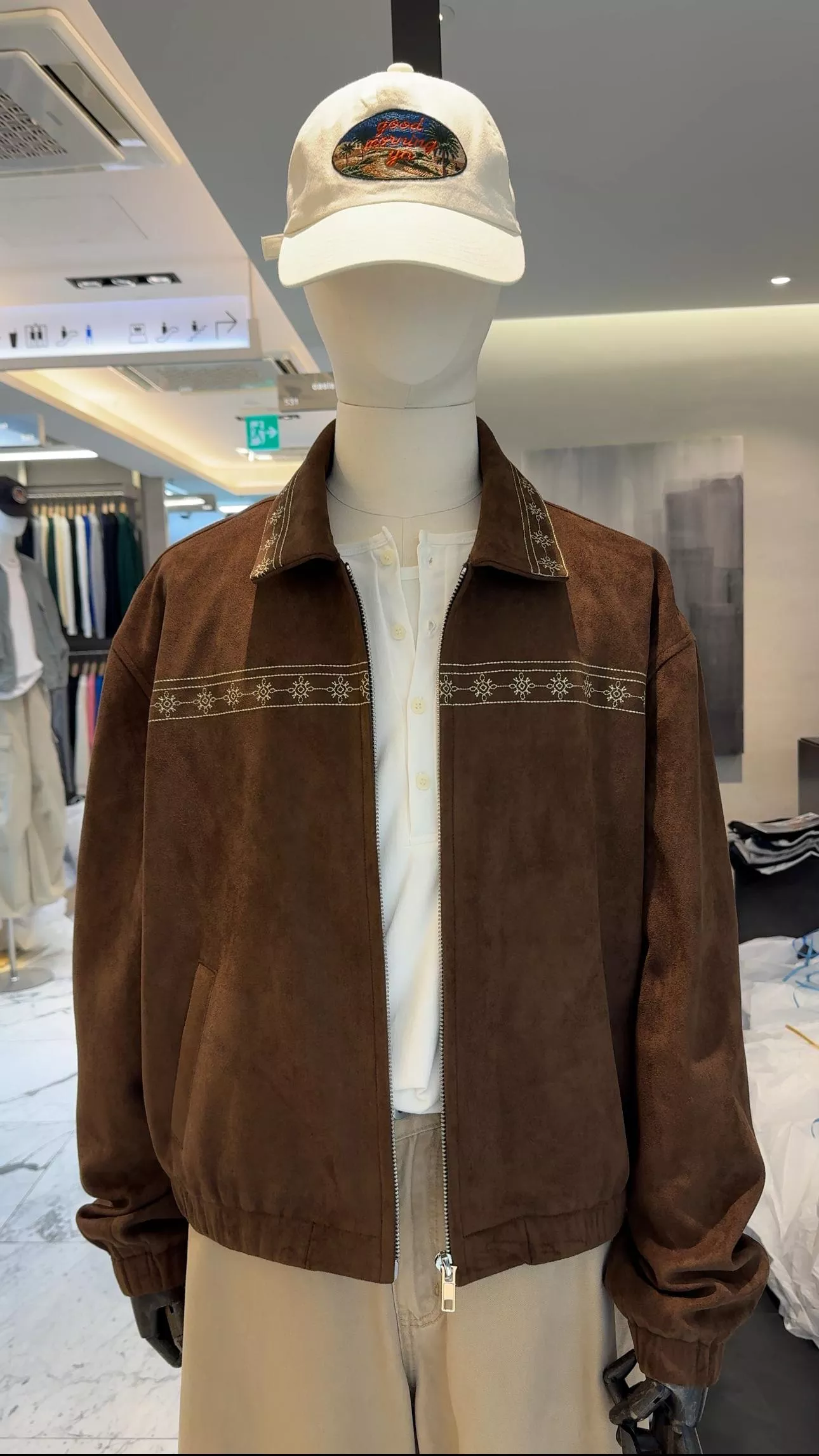 CA20_Stray Kids 韓知城同款 繡花刺繡外套