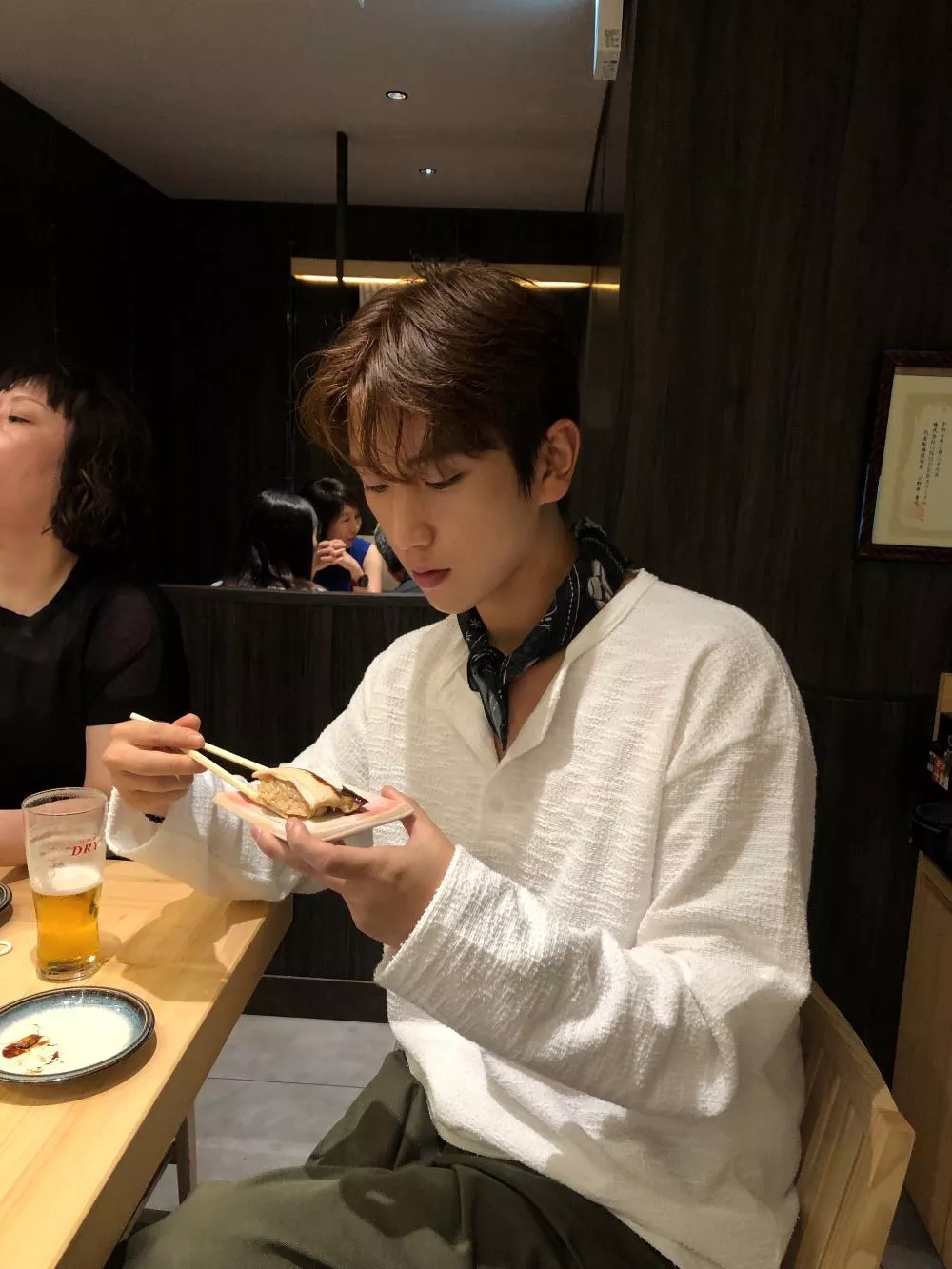 CB06_高級粗花呢 亨利領針織上衣