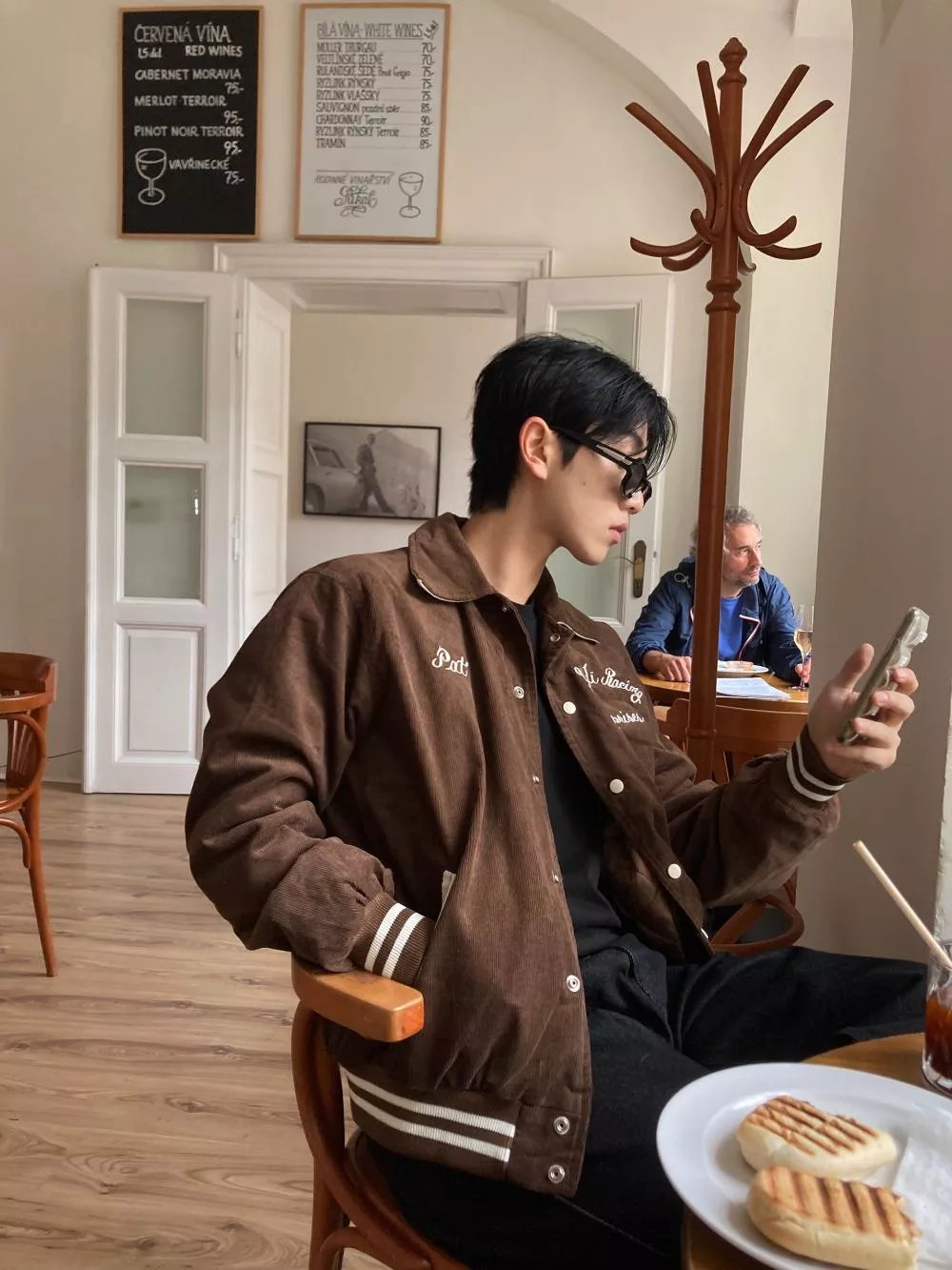 CD01_登頂預定的 燈芯絨刺繡棒球夾克