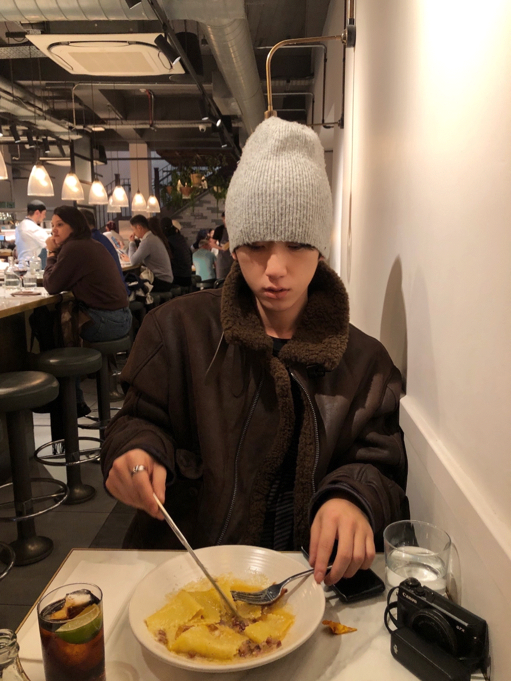 CF02_復古麂皮 MA-1羊羔毛夾克