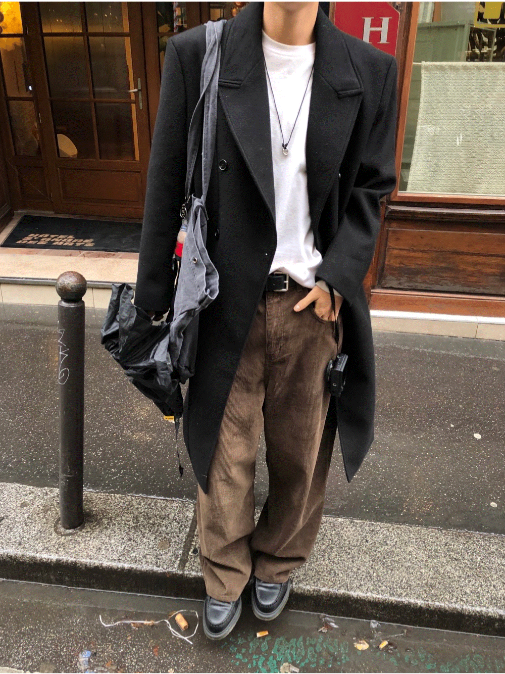 CF12_燈芯絨 木匠工裝褲