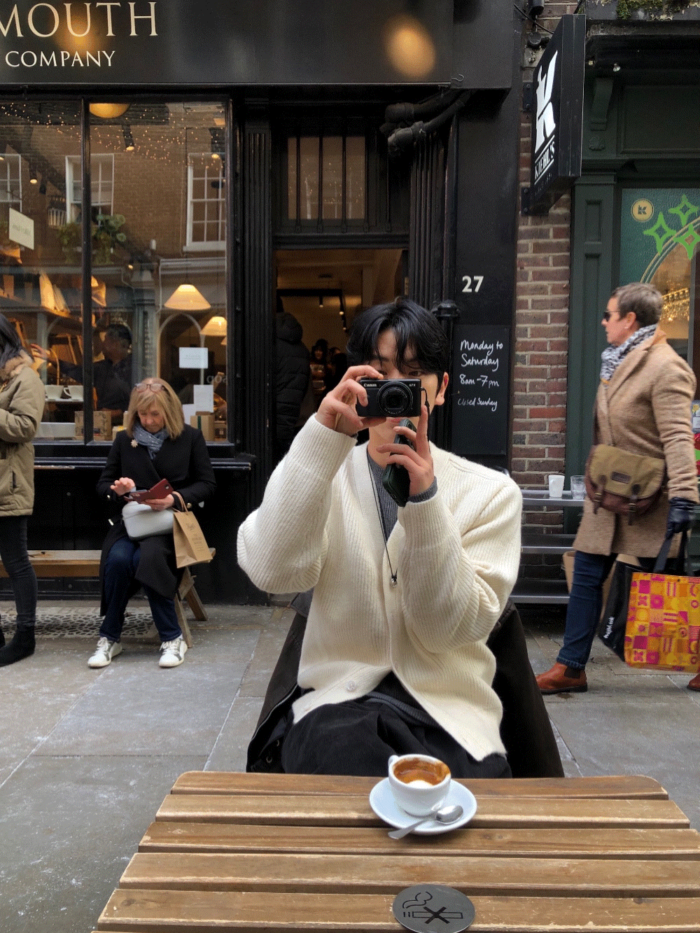 CF17_帕丁頓 V領針織開衫