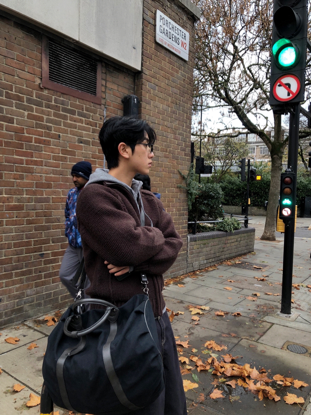 CF18_重工針織 高領口袋拉鍊上衣