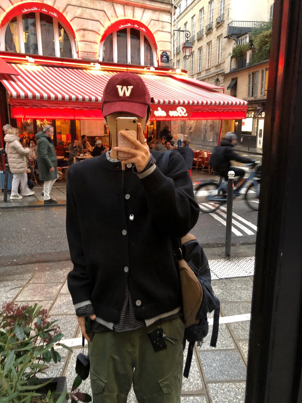 CF12_巴黎感性 假兩件針織開衫