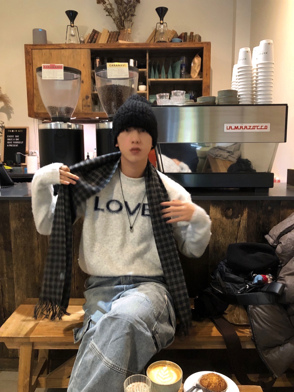 CG13_巴黎愛人 羊毛磨毛針織上衣