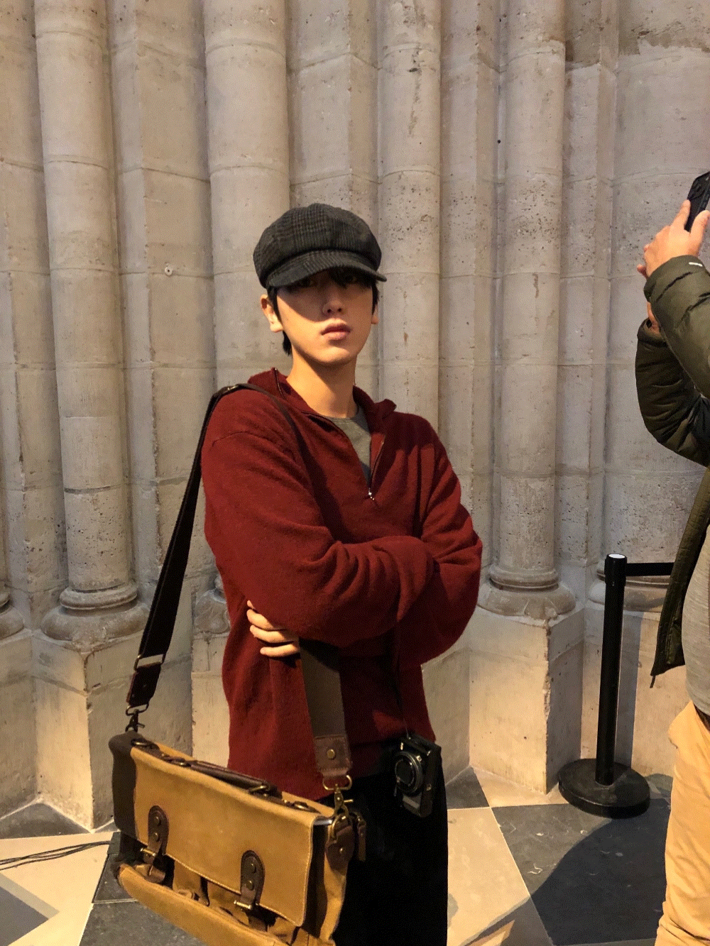 CH04_ 城市短款 針織拉鍊衫