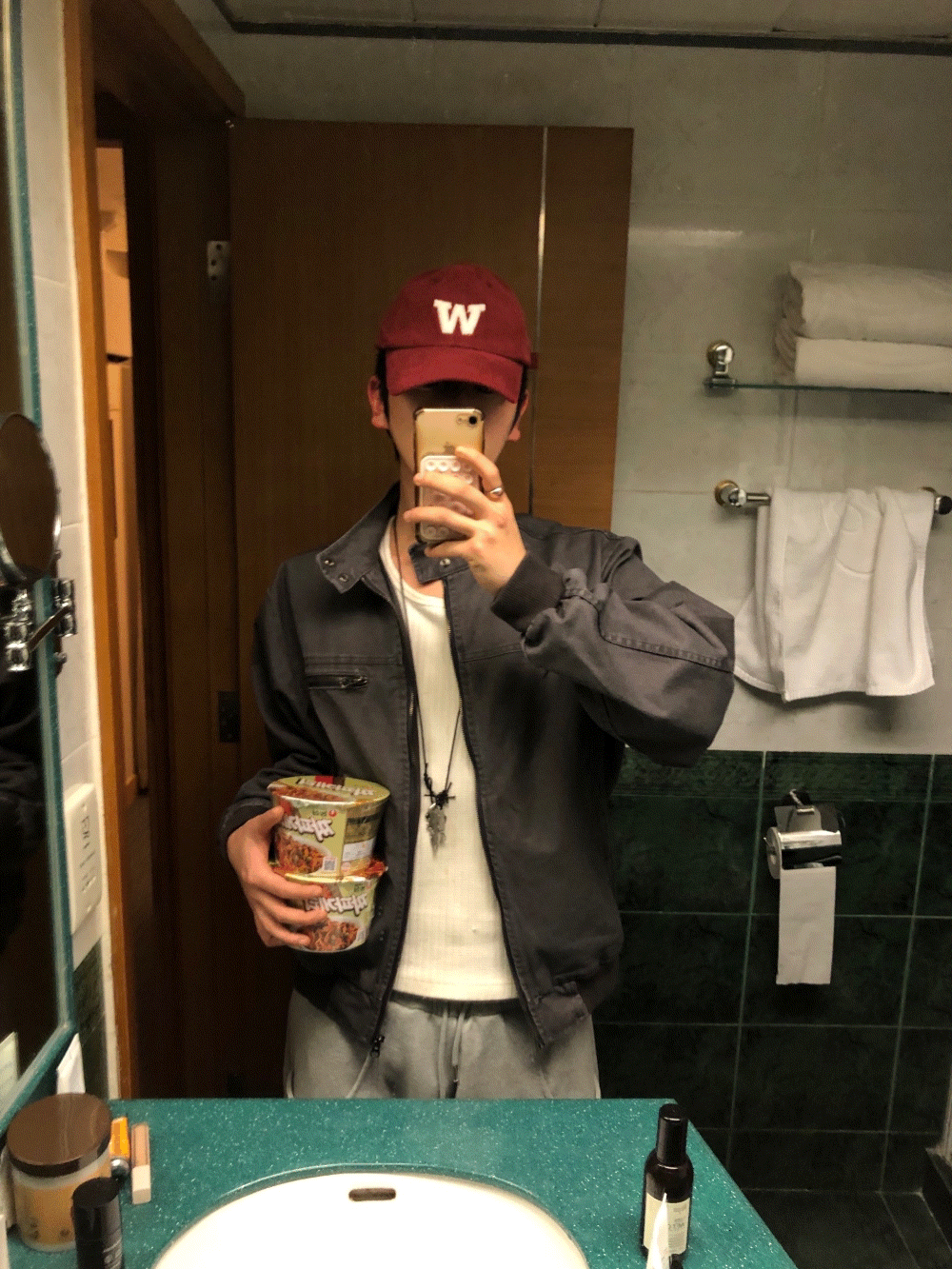 CI09_復古波士頓 染色工裝外套