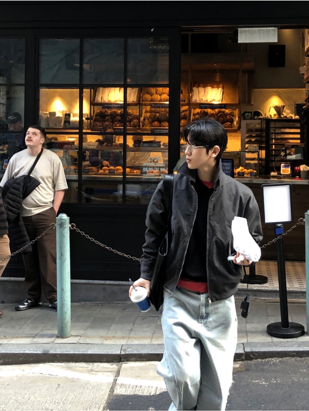 CI11_雙向翻領可拆式 短板立領夾克