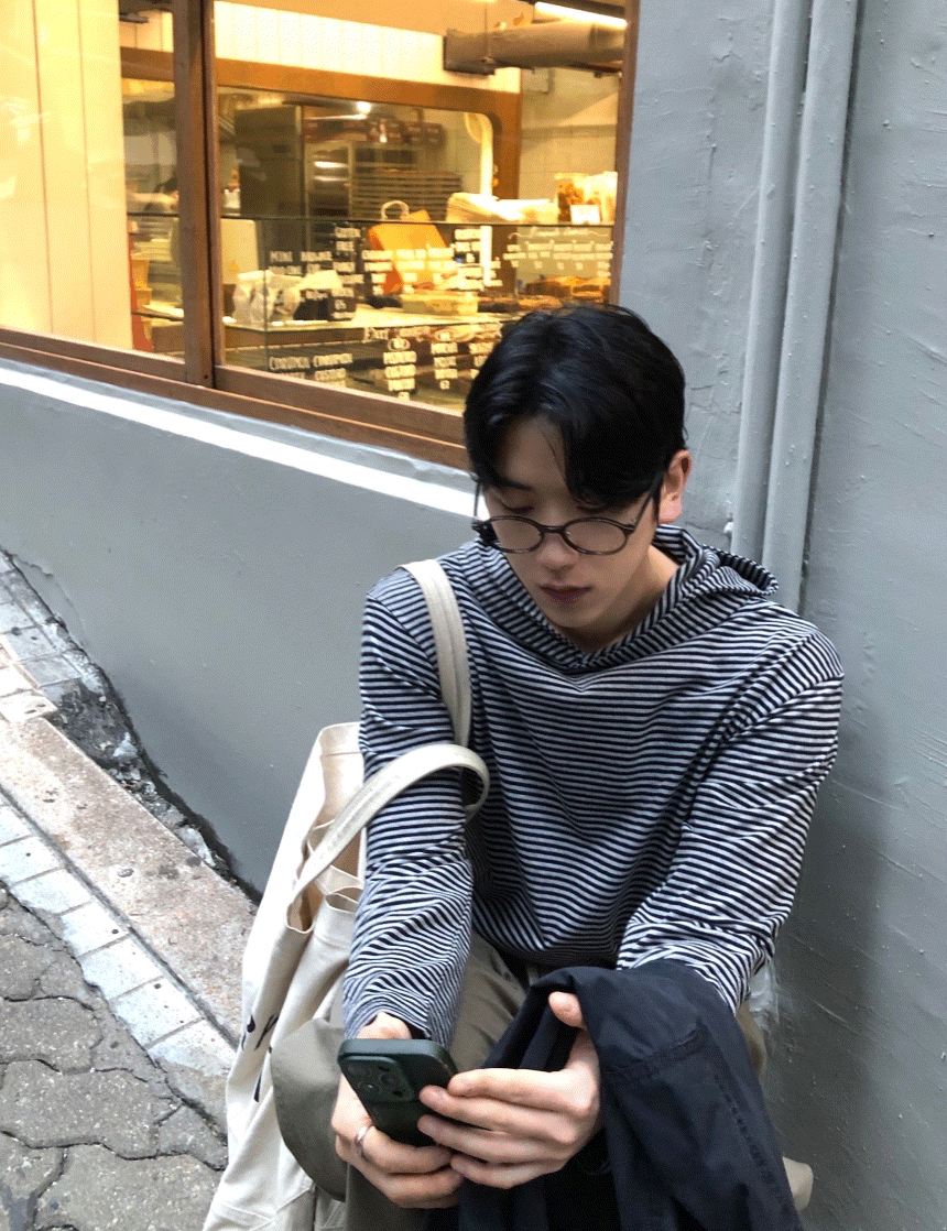 CI17_經典百搭 分層疊紋 連帽上衣