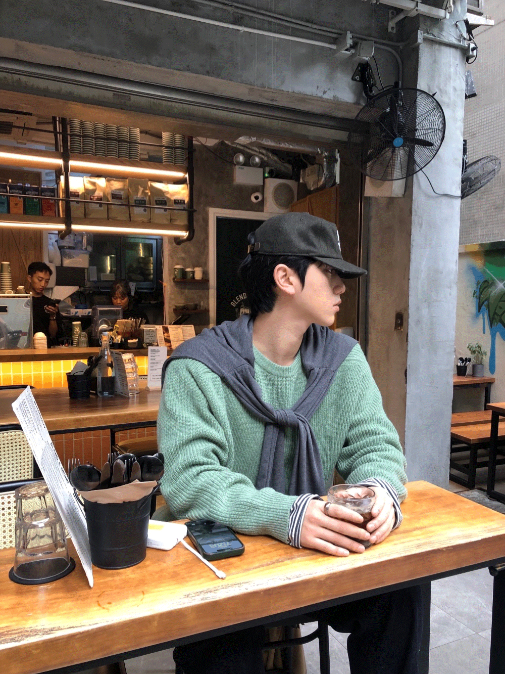 CJ02_春季感性 羊毛馬鞍針織上衣