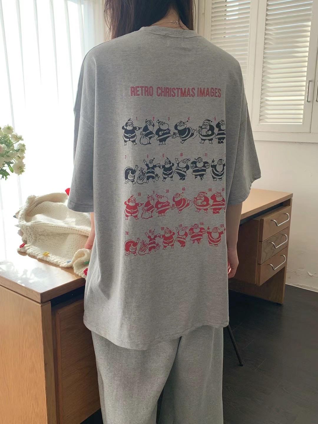 24個分身的聖誕老人tee＃現貨