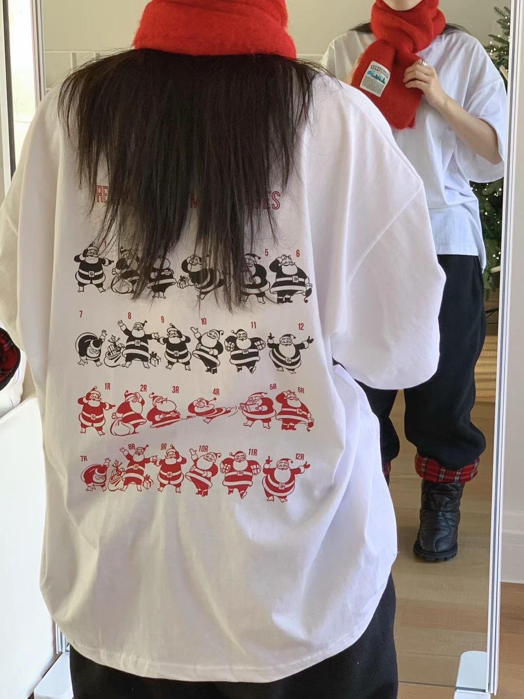 24個分身的聖誕老人tee＃現貨