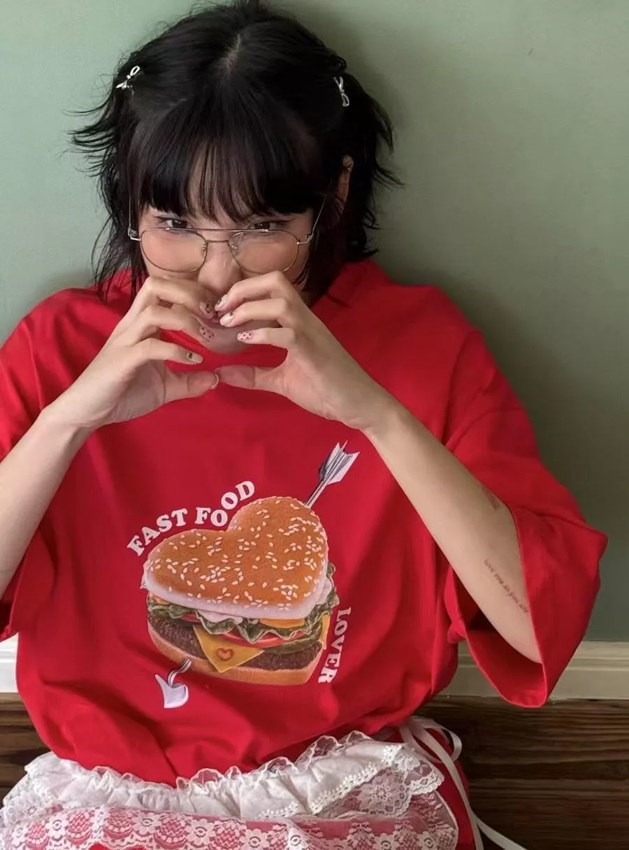 fast food lover t 2色
