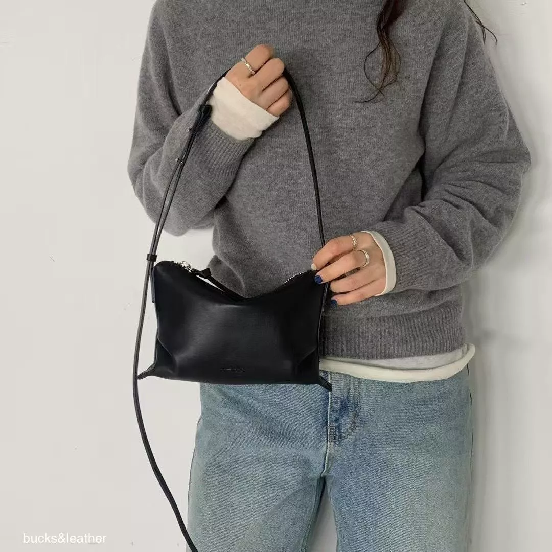 韓國bucks&leather 牛皮單間斜垮包mini