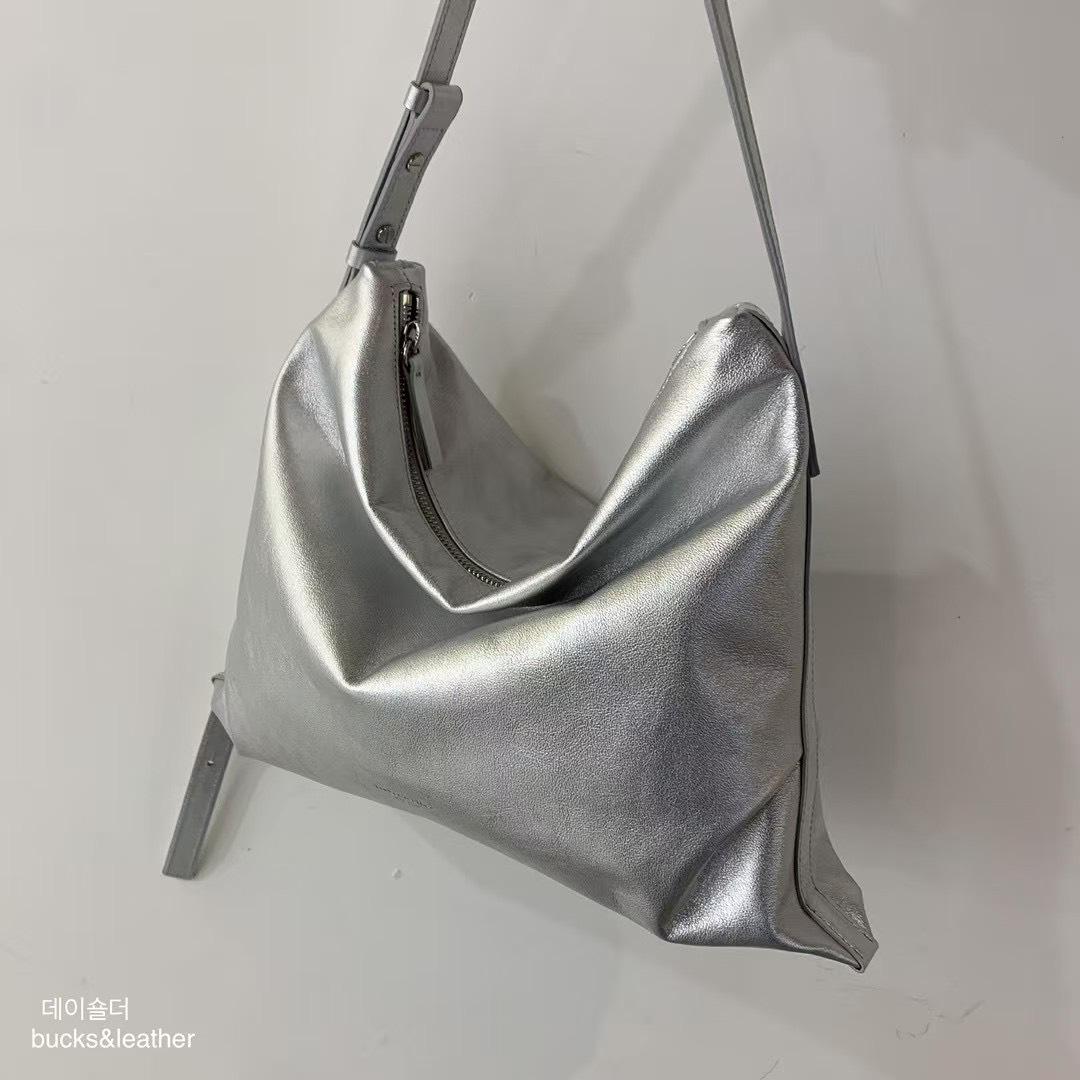 韓國bucks&leather 慵懶單肩斜垮包
