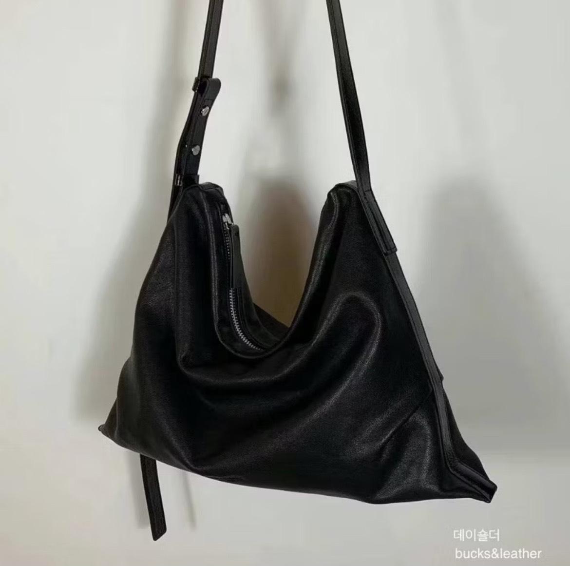 韓國bucks&leather 慵懶單肩斜垮包