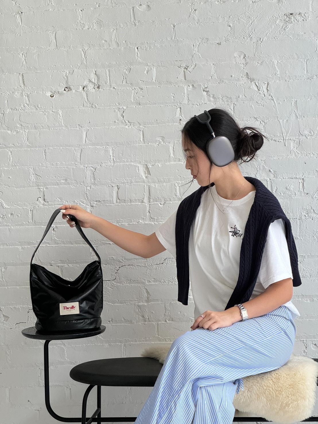 韓國小眾品牌theally 質感水桶包