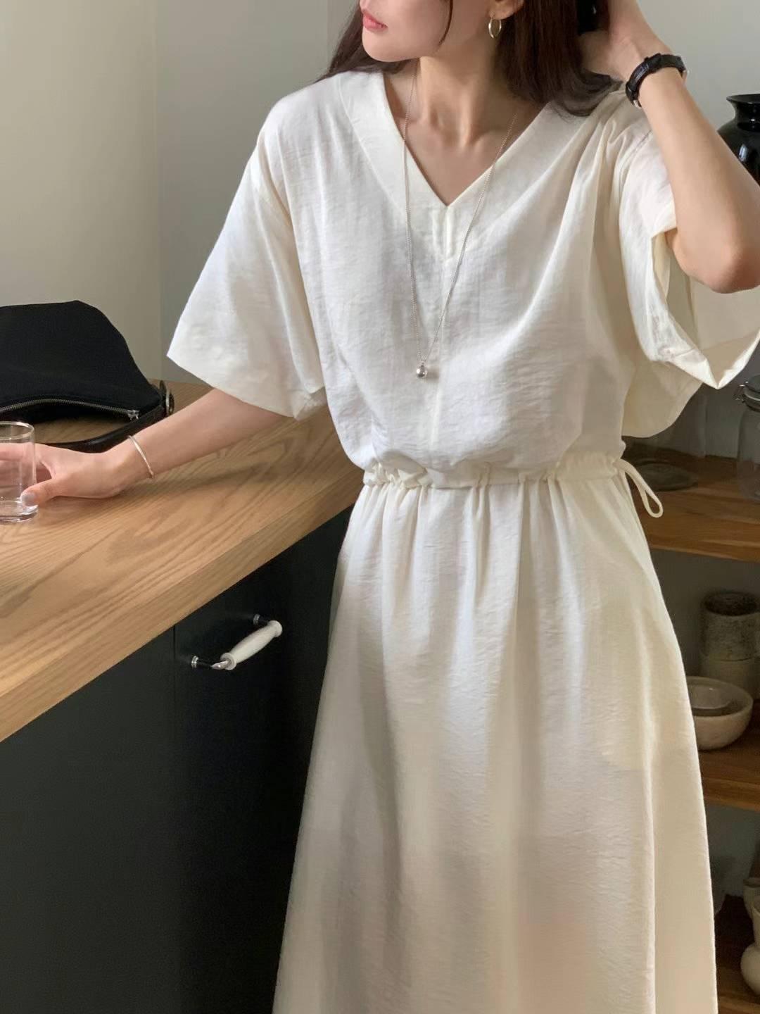 收腰氣質長洋裝
