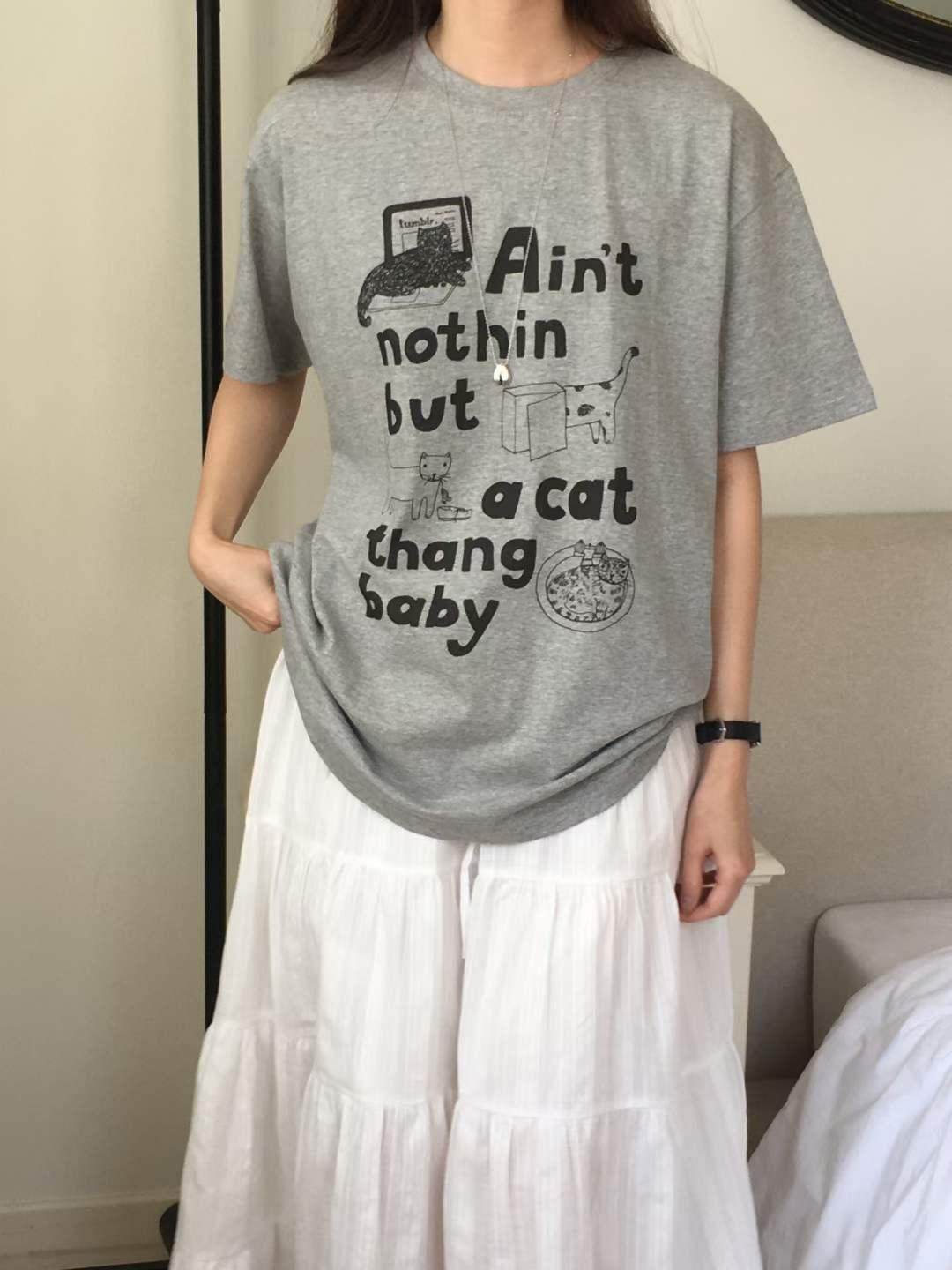 貓奴必收短袖t