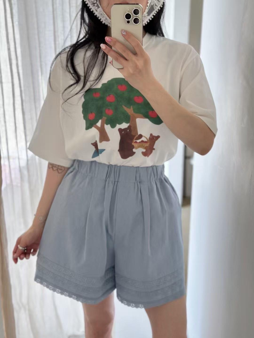 Apple Tree塗鴉短袖t