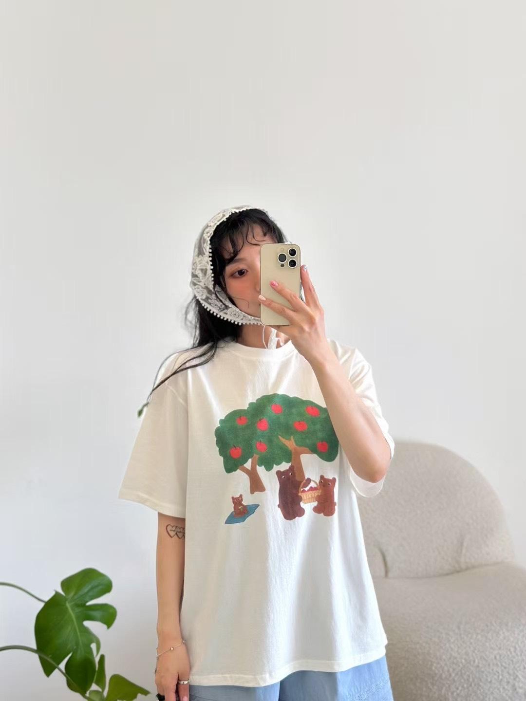 Apple Tree塗鴉短袖t