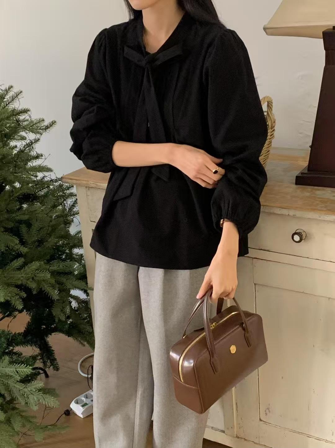 LEONIE高級純色波士頓包