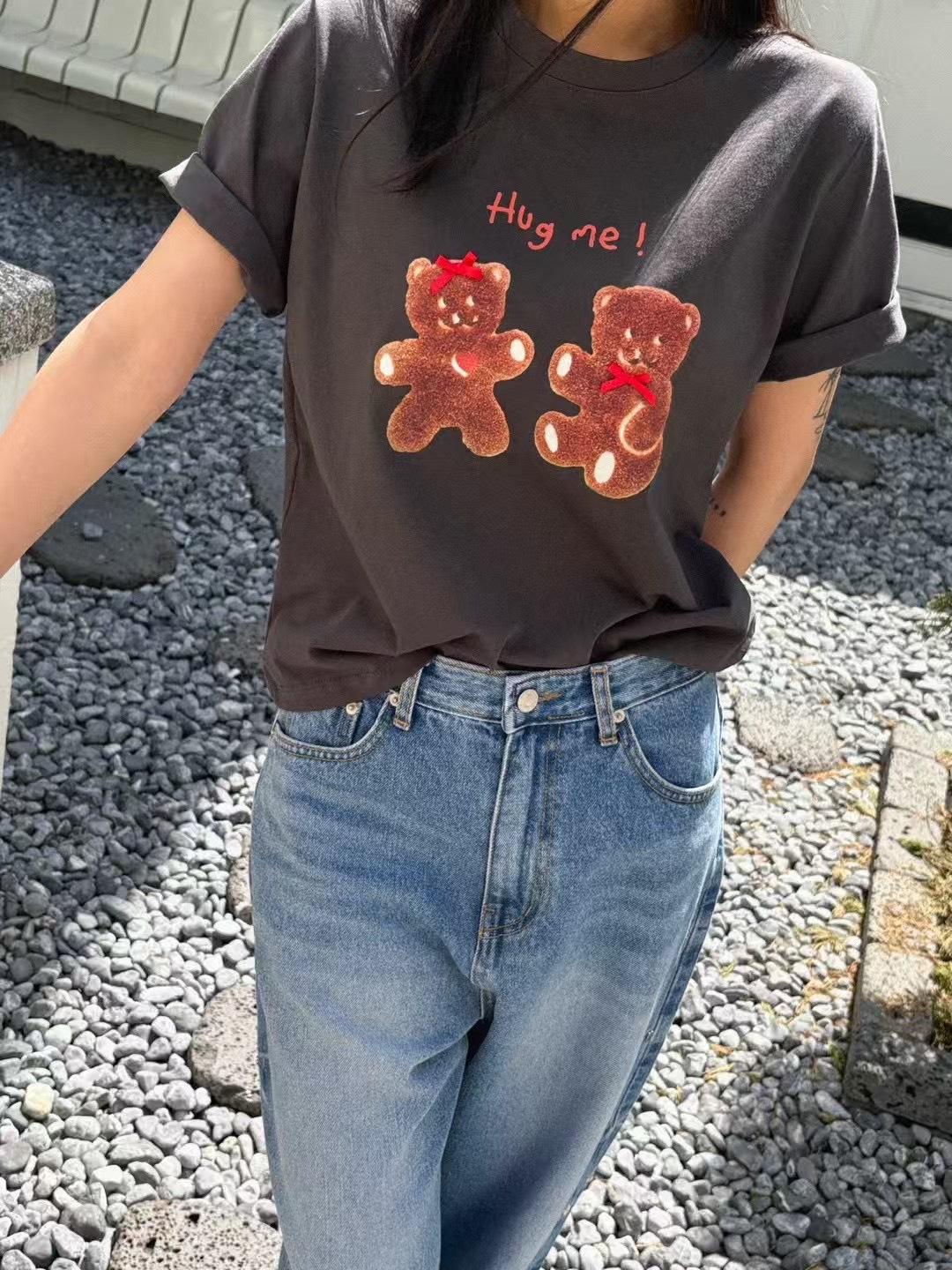 Hug me Bears短袖t