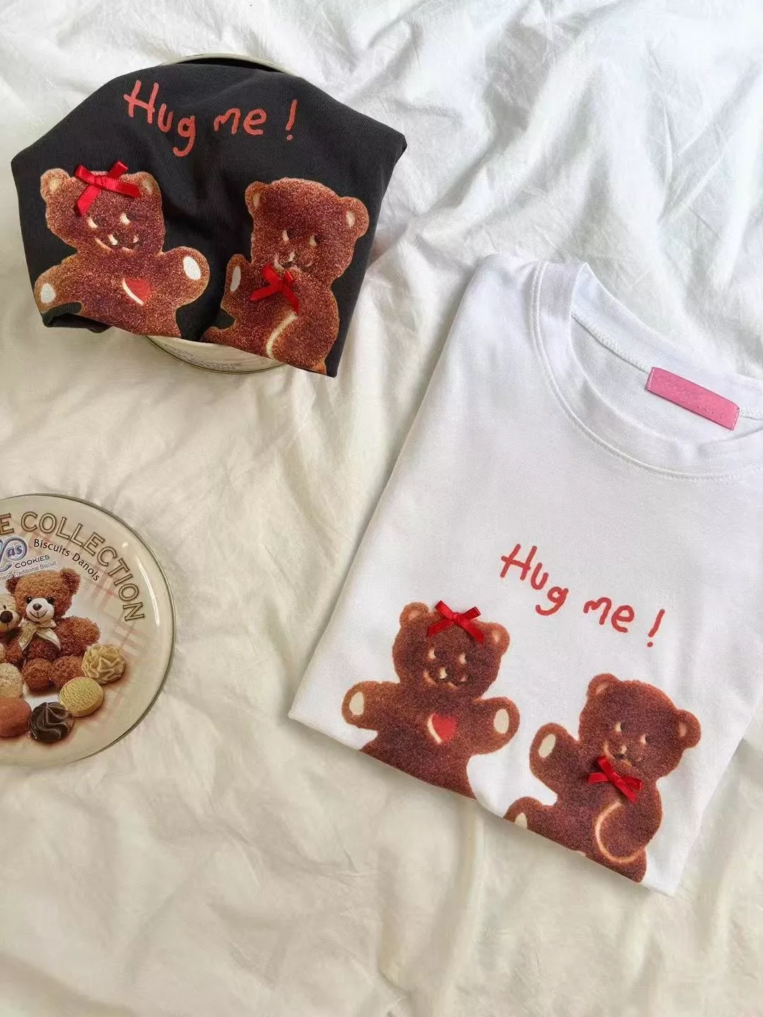 Hug me Bears短袖t