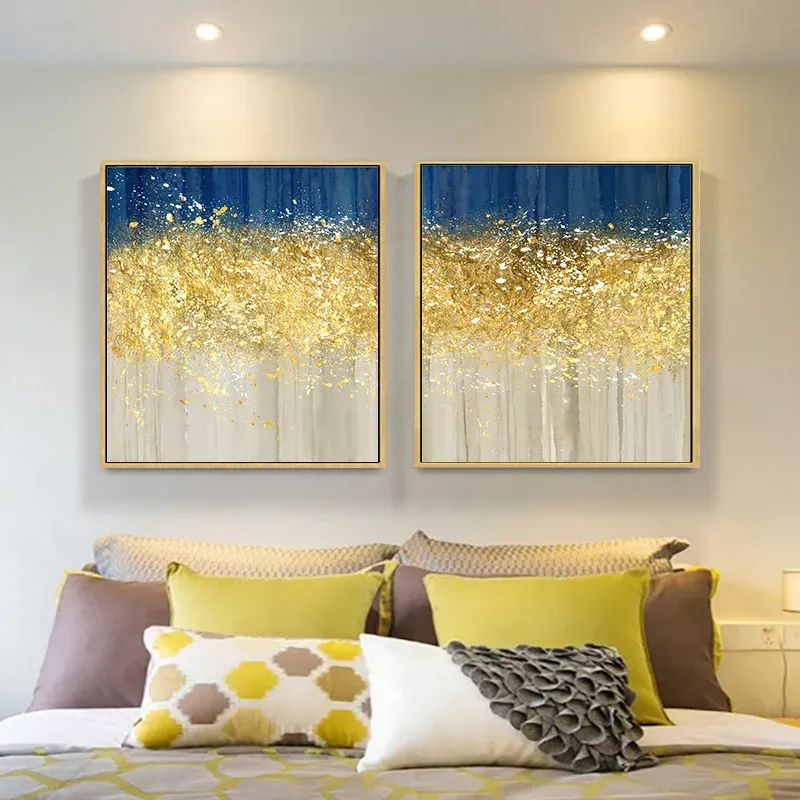 無框掛畫 | 現代壁畫二件組 | 富貴