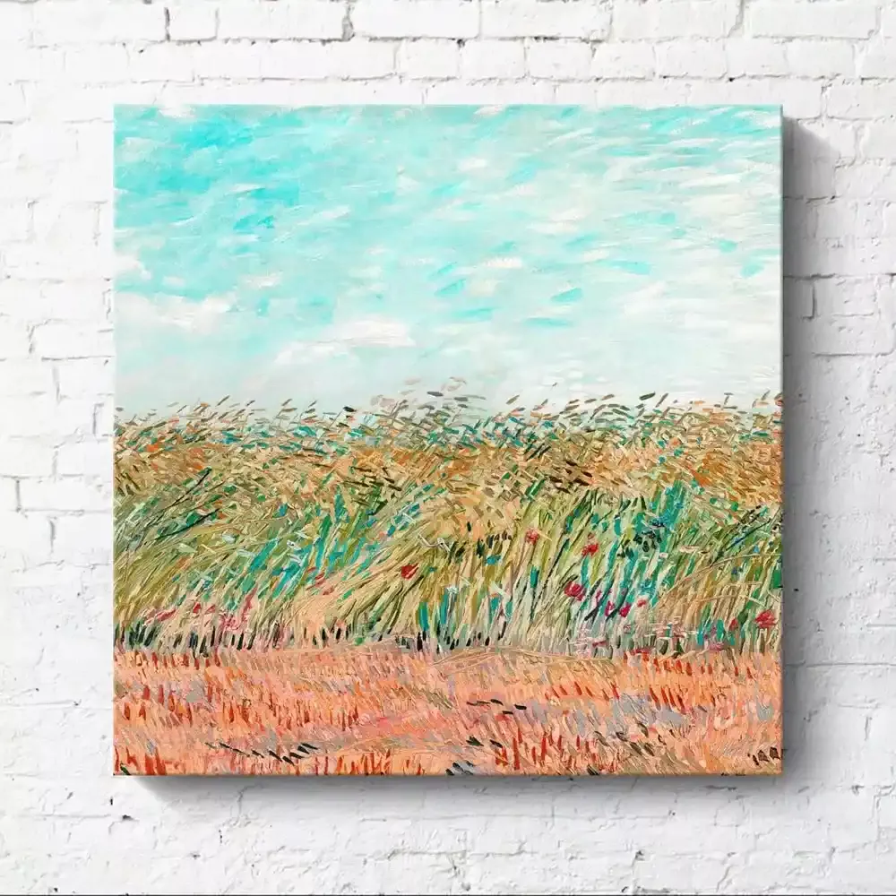 無框掛畫 | 現代壁畫單件組 | 田野花卉藝術 Plants art