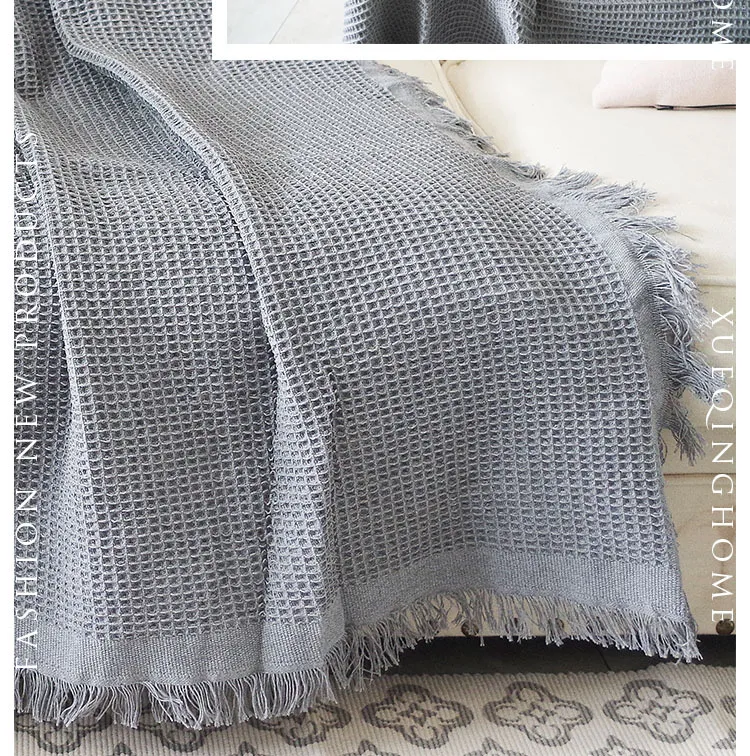 多功能編織蓋毯 | 華格里的灰諧-露營毯 Weaving Blanket