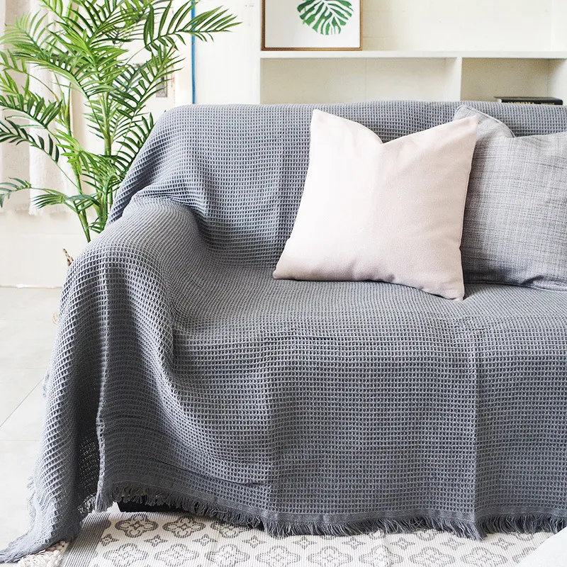 多功能編織蓋毯 | 華格里的灰諧-露營毯 Weaving Blanket