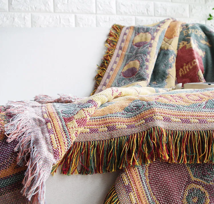 多功能編織蓋毯 | 虎克船長的漫遊-露營毯 Weaving Blanket