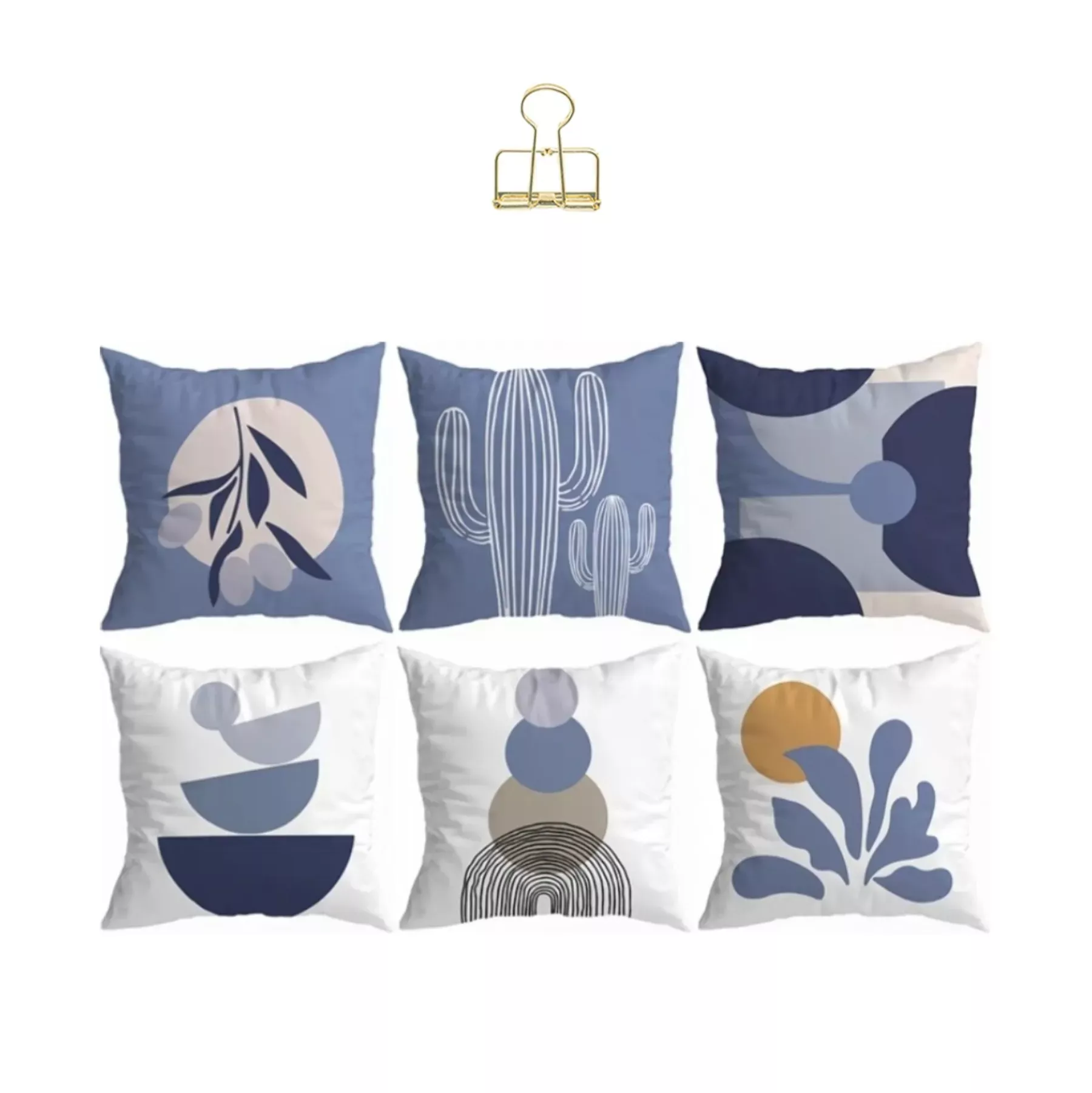 抱枕腰枕 | 暖絨抱枕-清新藍翼