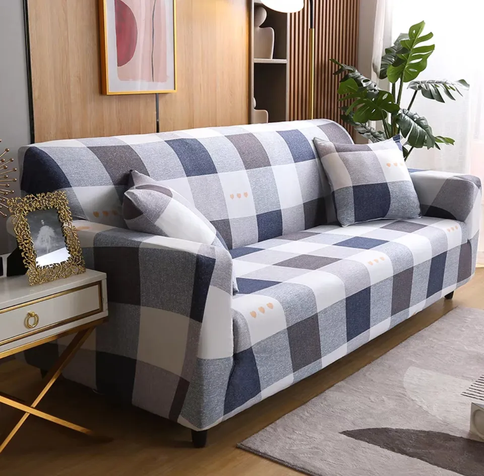 彈性沙發套-磨毛 Flexible Slipcover 藍調