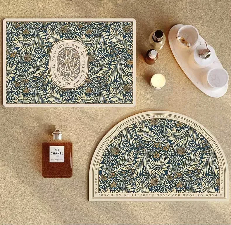 珪藻土吸水門墊-輕奢款