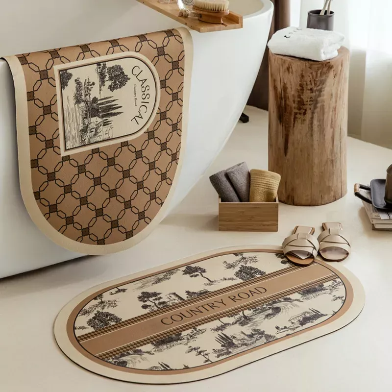 珪藻土吸水門墊-Betty